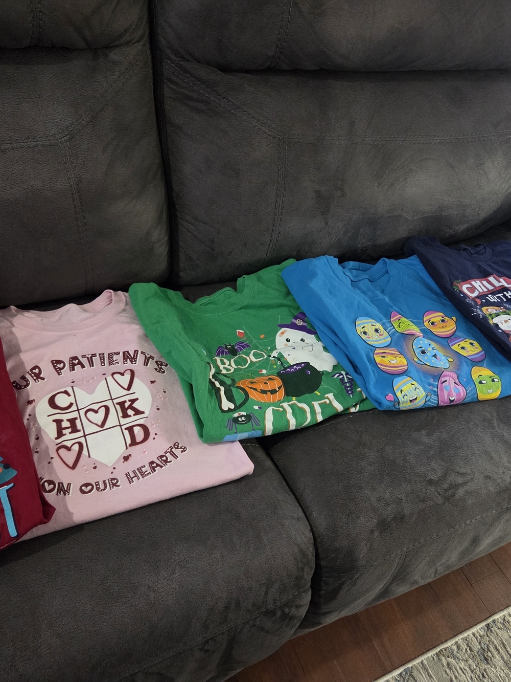 Lot of 6 Pediatric Nurse CHKD Tshirts Size XL